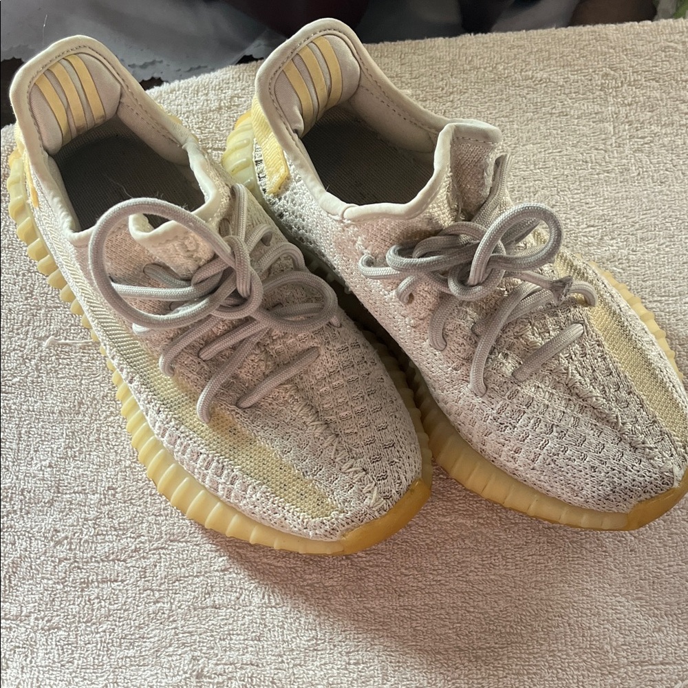 Cream and Tan Sneakers